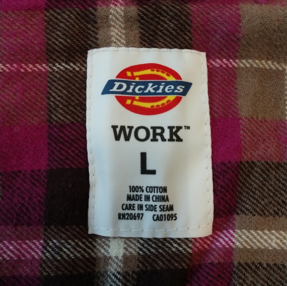 Dickies 2 Piece Flannel Shirt & Thermal Shirt - Picture 4 of 7